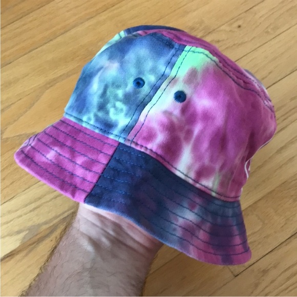 Tie Dye Embroidered Bucket Hat Unisex (Brand New) - Picture 6 of 12